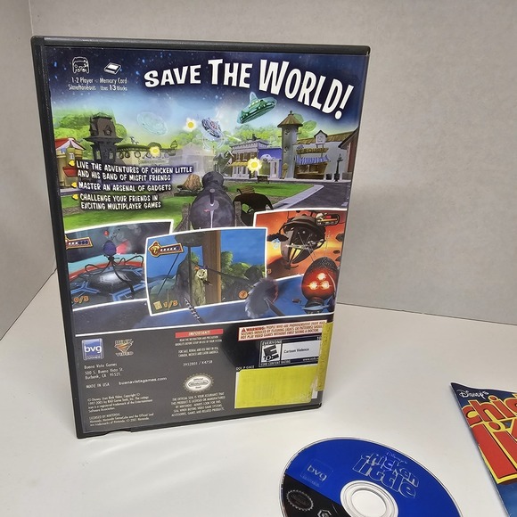 Disney's Chicken Little (Nintendo GameCube, 2005) CIB - Picture 2 of 5
